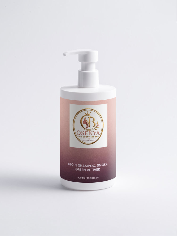 Gloss Shampoo, Smoky Green Vetiver - Osenya Beauty