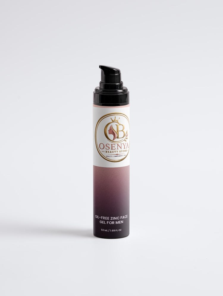 Oil-Free Zinc Face Gel for Men - Osenya Beauty