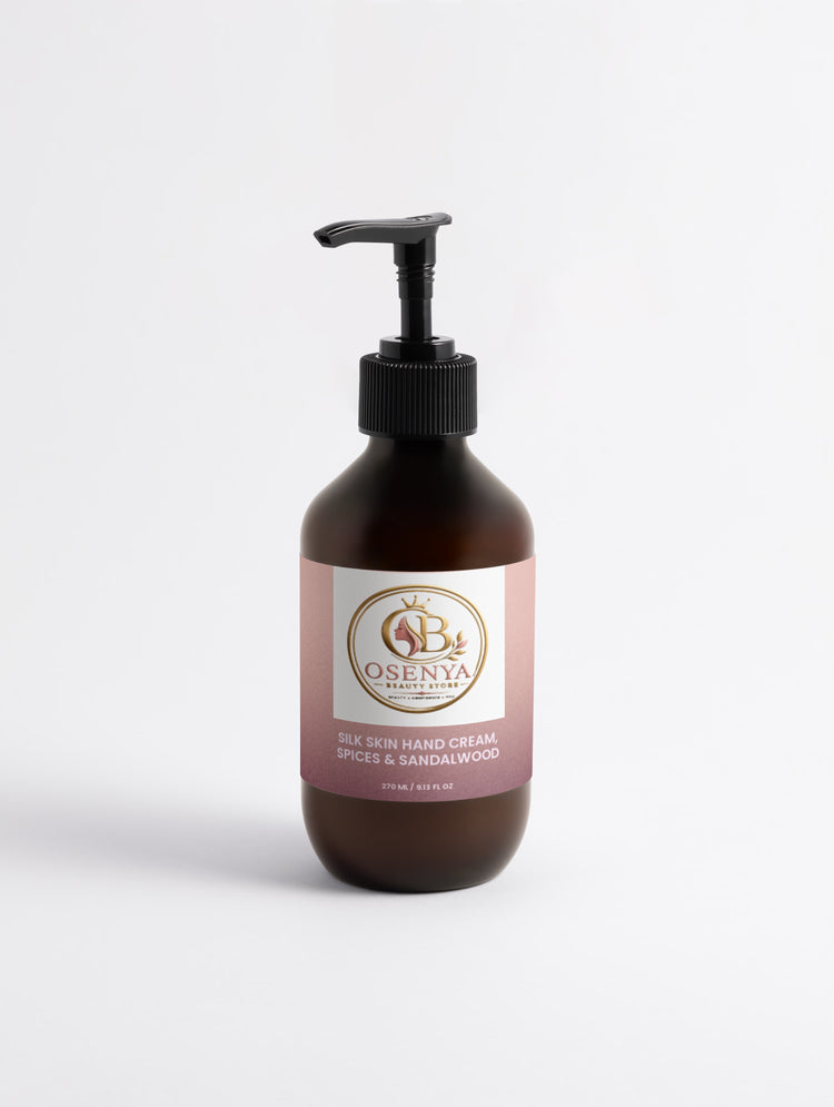 Silk Skin Hand Cream, Spices & Sandalwood - Osenya Beauty