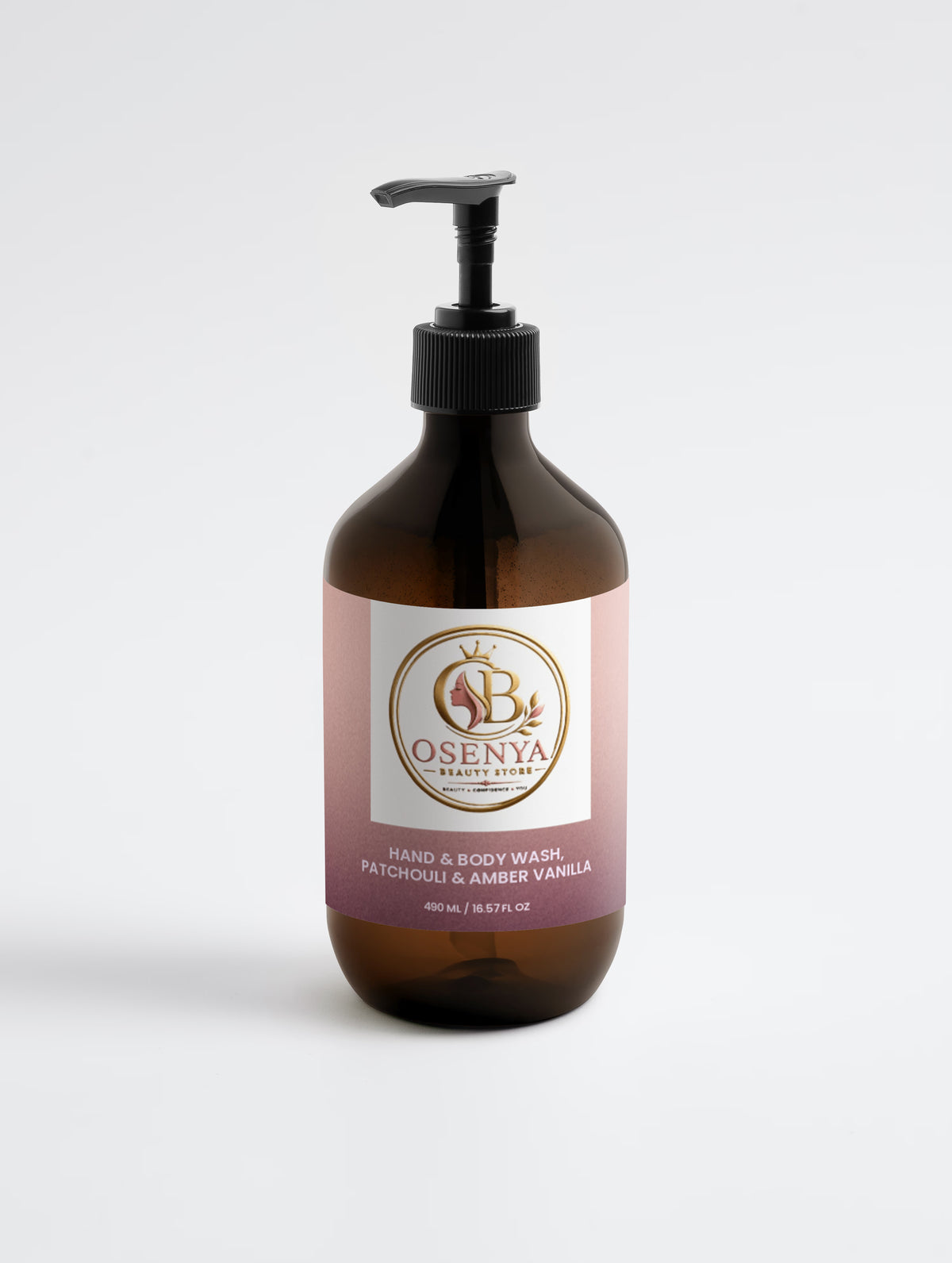 Hand & Body Wash, Patchouli & Amber Vanilla - Osenya Beauty