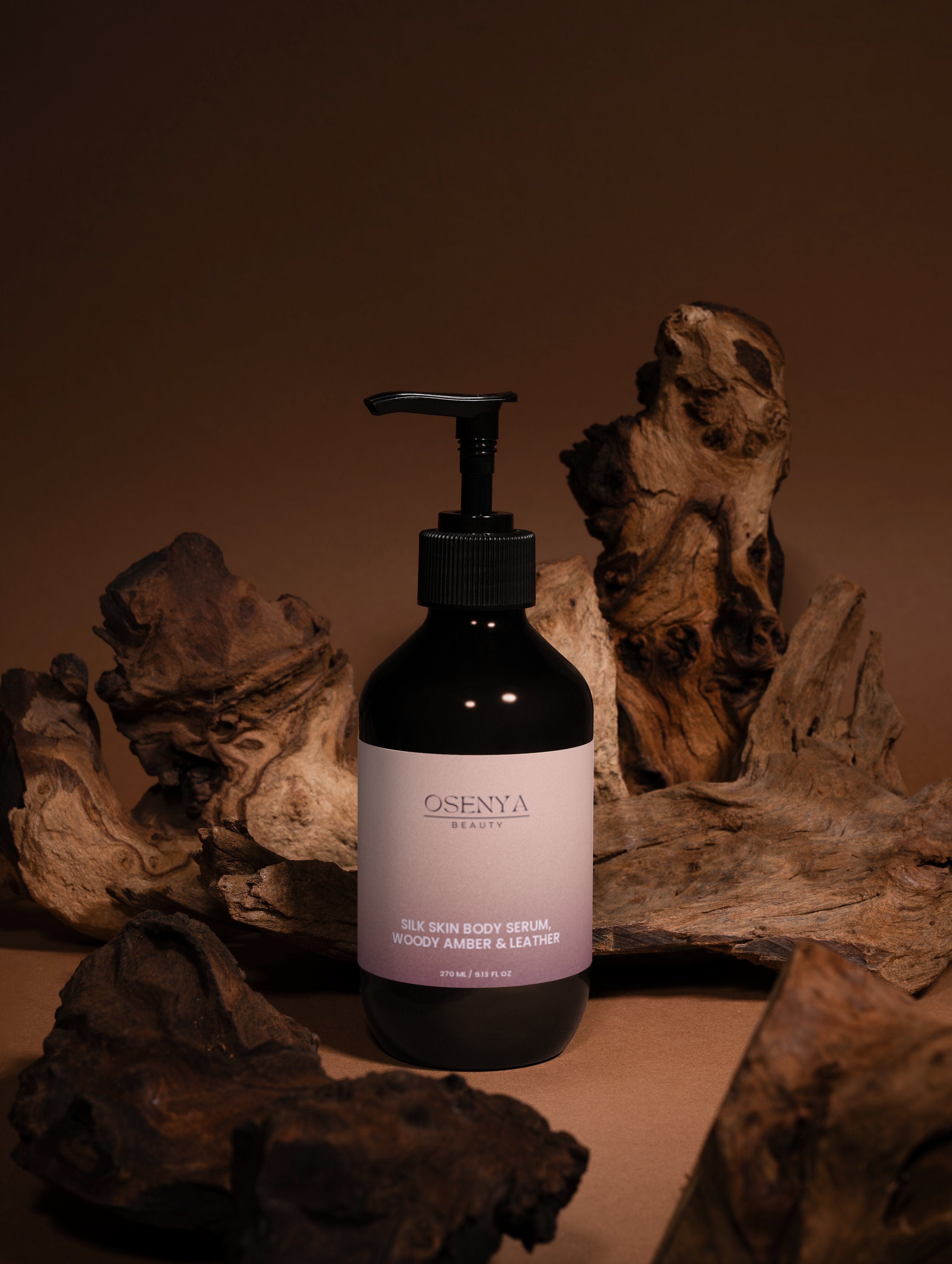 Silk Skin Body Serum, Woody Amber & Leather