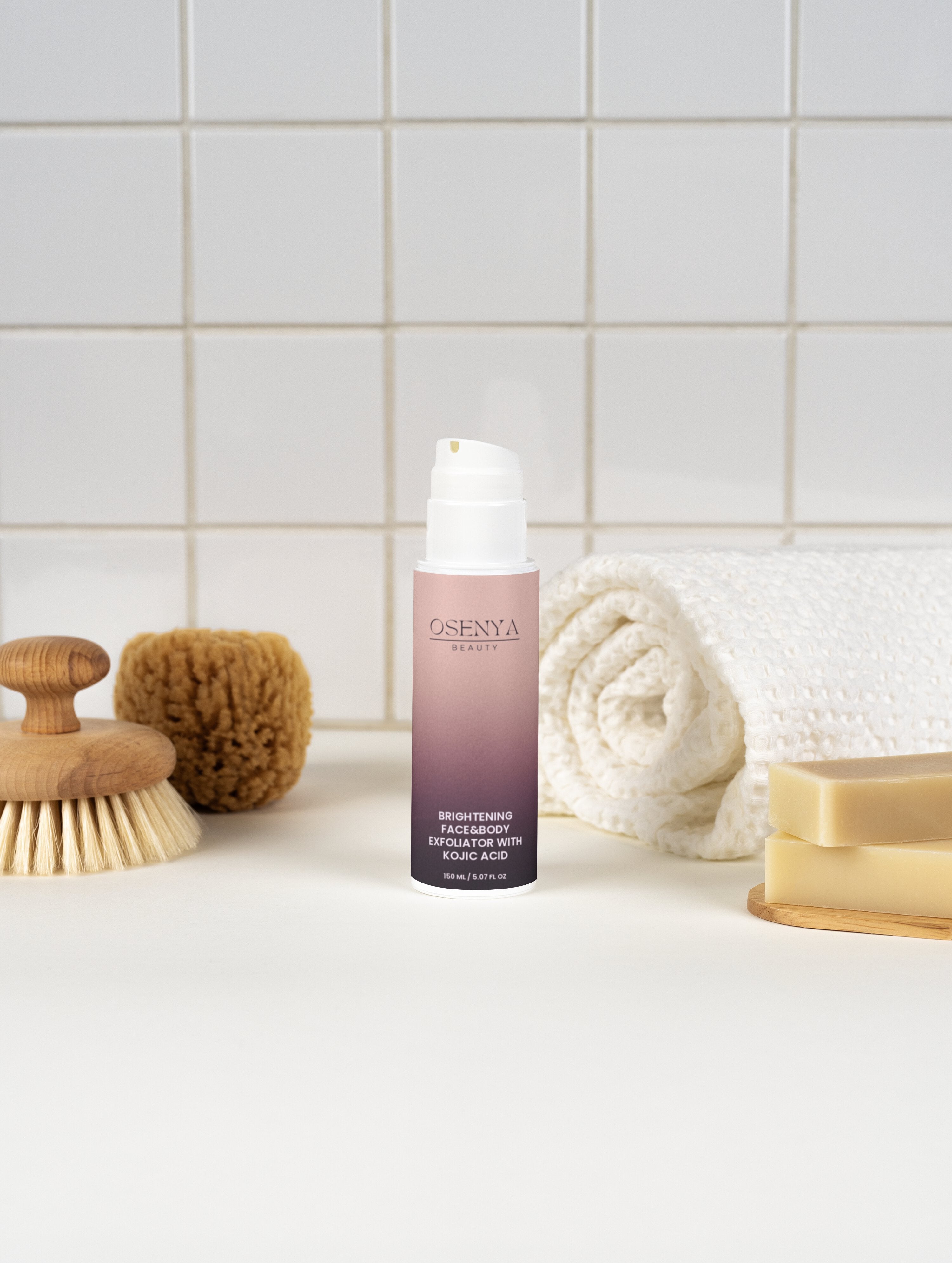 Brightening Face&Body Exfoliator with Kojic Acid