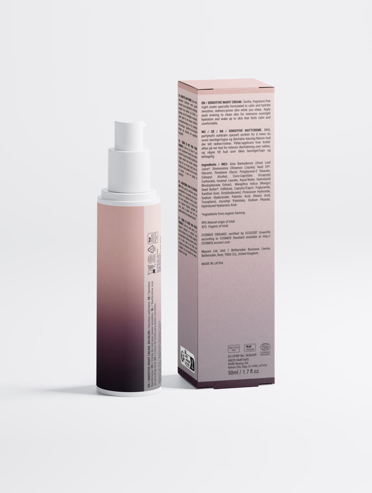 Sensitive Skin Overnight Cream, Fragrance
